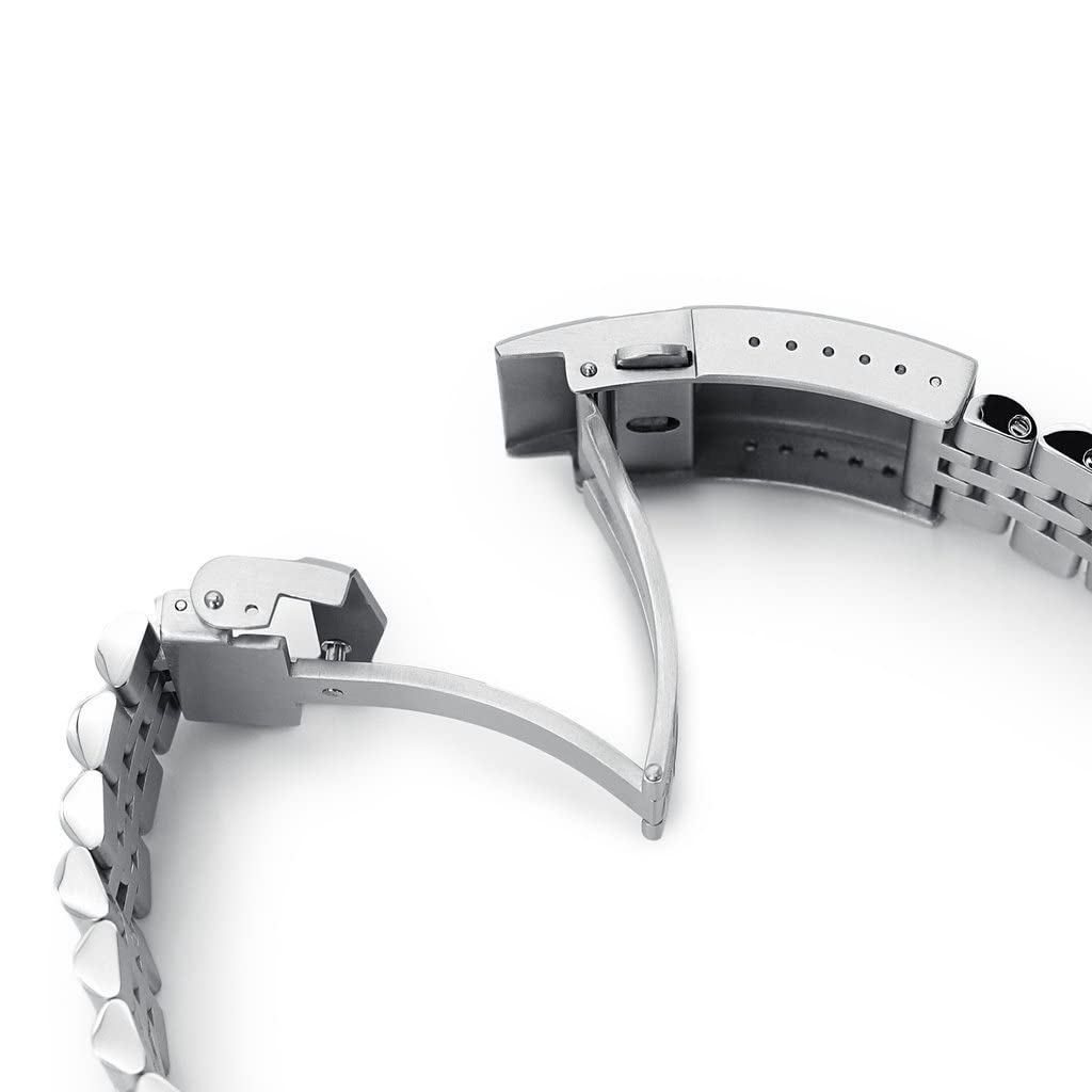 Металлический ремешок для часов 22 мм Браслет Jubilee для Seiko 5 Sports SBSA001 и других