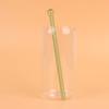 19Cm Long Round Head Glass Straw Eco Friendly Reusable Drinking Straws For Milkshake Smoothies Cocktails Bar Home Accessories