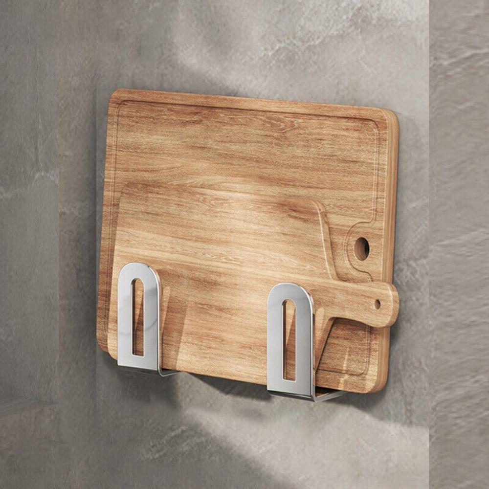 Wall Mounted Cutting Board Holder Punch Free Pot Lid Holder New Pan Cover Stand