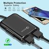 Универсальное автомобильное зарядное устройство с 4 портами USB, переднее сиденье, заднее сиденье, QC3.0, USB-адаптер для быстрой зарядки для автомобиля Char