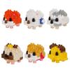 Nanoblock Mini Nano Tottoko Hamtaro 1BOX 6 6 Types In Total (BOX) NBMC_33S = Pieces,