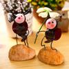 Little Ladybug Creative Department Healing Small Ornaments Living Room Computer Desktop TV Cabinet Modern Home Garden Decoration