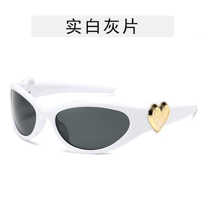 Sweet Style Sunglasses for Women Y2K Stylish UV Protection Outdoor Sun Glasses Korean Stylish Sunglasses Women