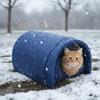 Warm Pet Cat House Waterproof Dog Kennel Cat Tent Cat Sleeping Cave  Outdoor