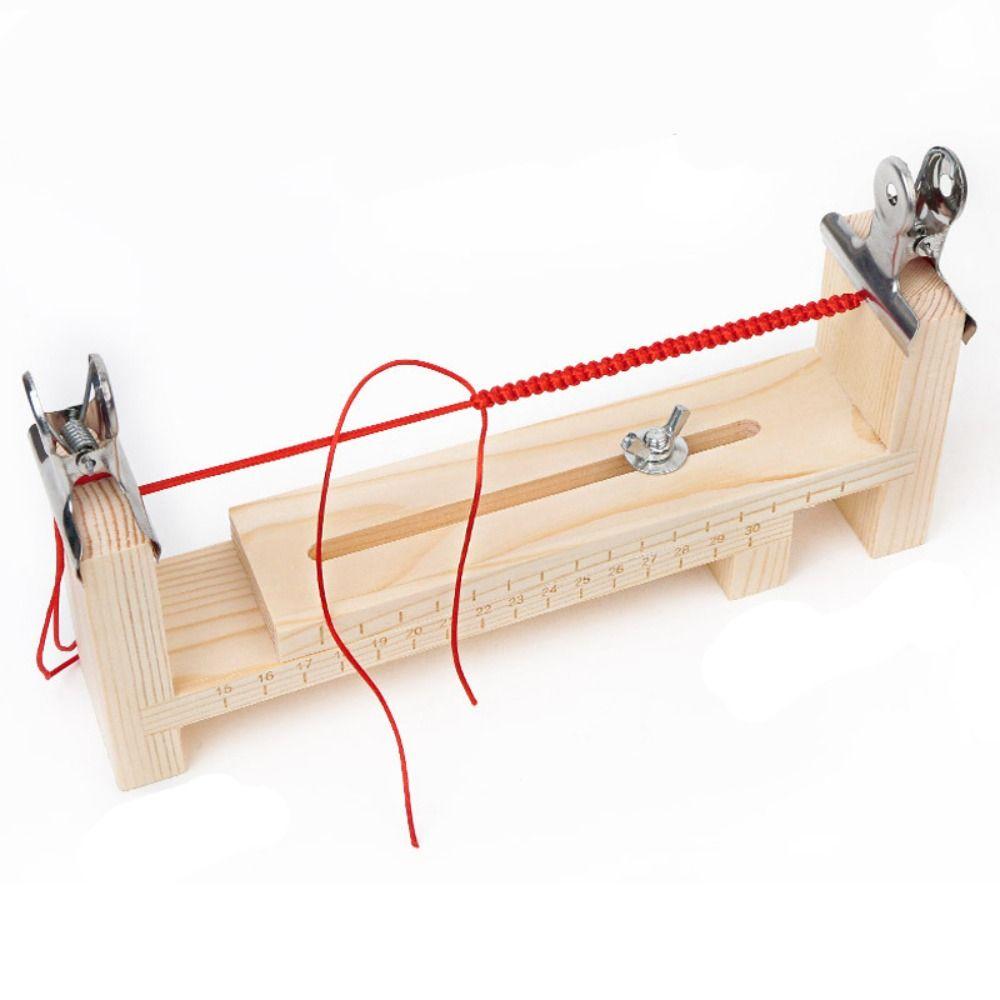 Rope Weaving with Clamps Wristband Maker Rope Braiding Tool Rope Fixing Tool Bracelet Weaver Tool