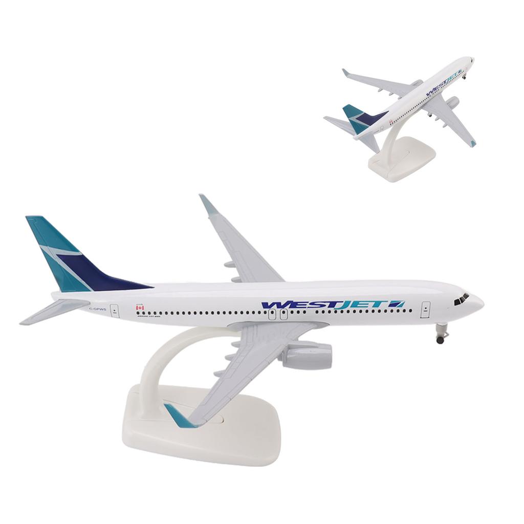 Металлическая модель самолета, точный масштаб, домашний декор, устойчивая основа, литая модель самолета из сплава с поддержкой