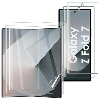 Защитная пленка - Phonillico® - Samsung Galaxy Z FOLD 7 - Набор из 4 пленок - Ультратонкая - Защита от царапин