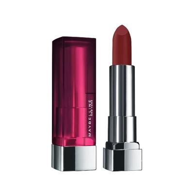 Губная помада New York Color Sensational Creamy Matte 3,9 г Упаковка 1 шт. Интенсивный 696 Бургундский румянец Увлажняющая помада