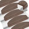 Stair Treads - VIDAXL - 10 Pcs - Coffee Brown - 65x24x4 Cm - Non-slip