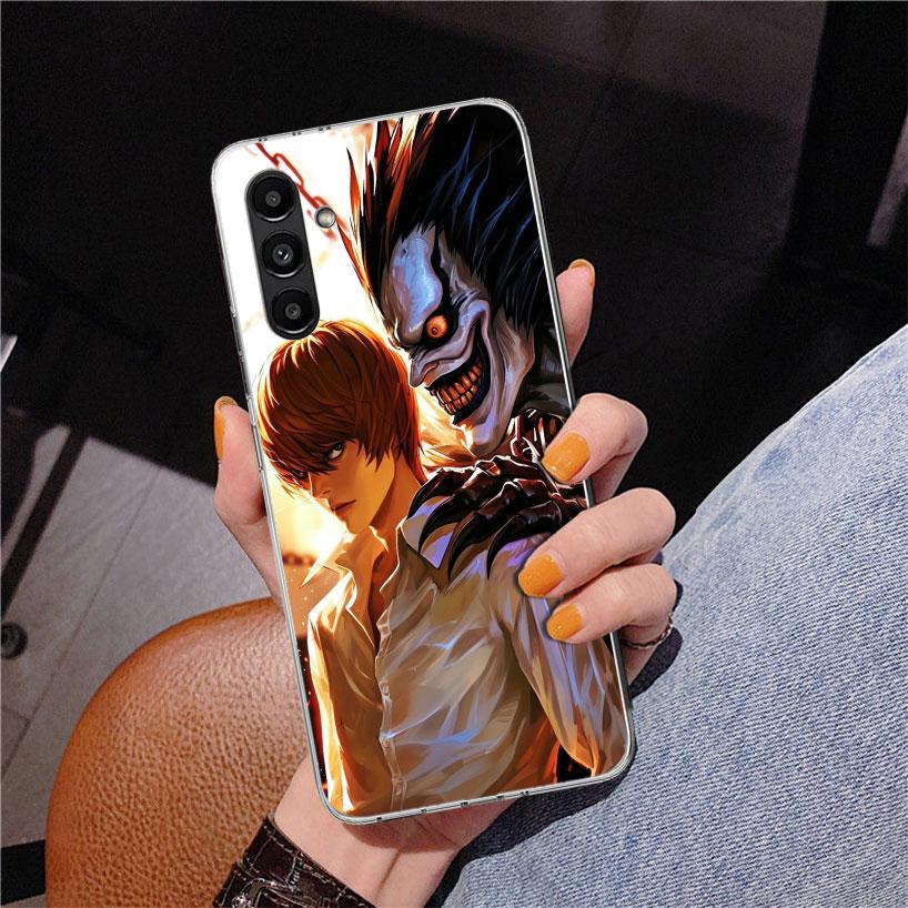 N-Note D-Death Yagami Light Phone Case For Samsung Galaxy A17 A16 A15 A14 A13 A57 A56 A55 A54 A53 A37 A36 A35 A34 A33 A26 A25 A2