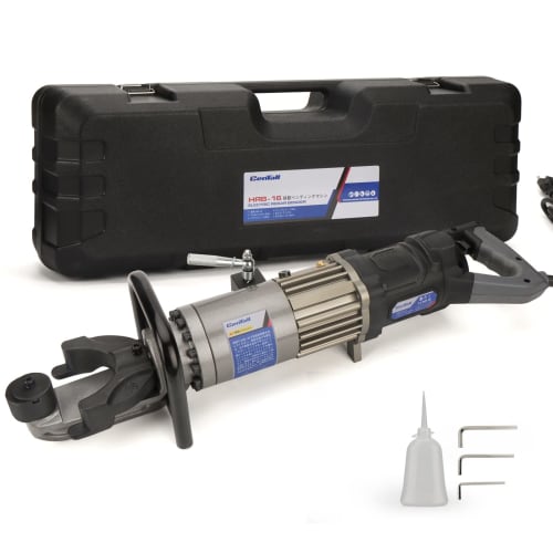 CENTALL Electric Rebar Bender, 1100W Hydraulic Rebar Bender, Easily Bends 5/8-Inch #6-16mm Steel Bars In 2-2.5 Seconds, HRB-16 (Black + Gray)