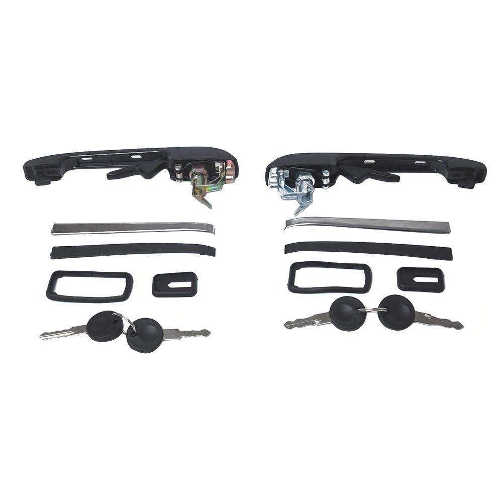 Внешняя дверная ручка с ключами для VW Volkswagen Golf MK1/MK2 Jetta MK1/MK2, передняя дверь левая + правая машина