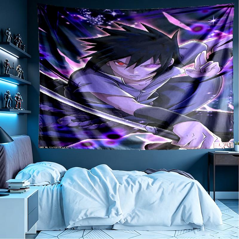 NARUTO Print Tapestry, Lightweight Wall Hanging, for Bedroom, Dorm, Living Room, Home Art Decor, Birthday Christmas Gift for Friends