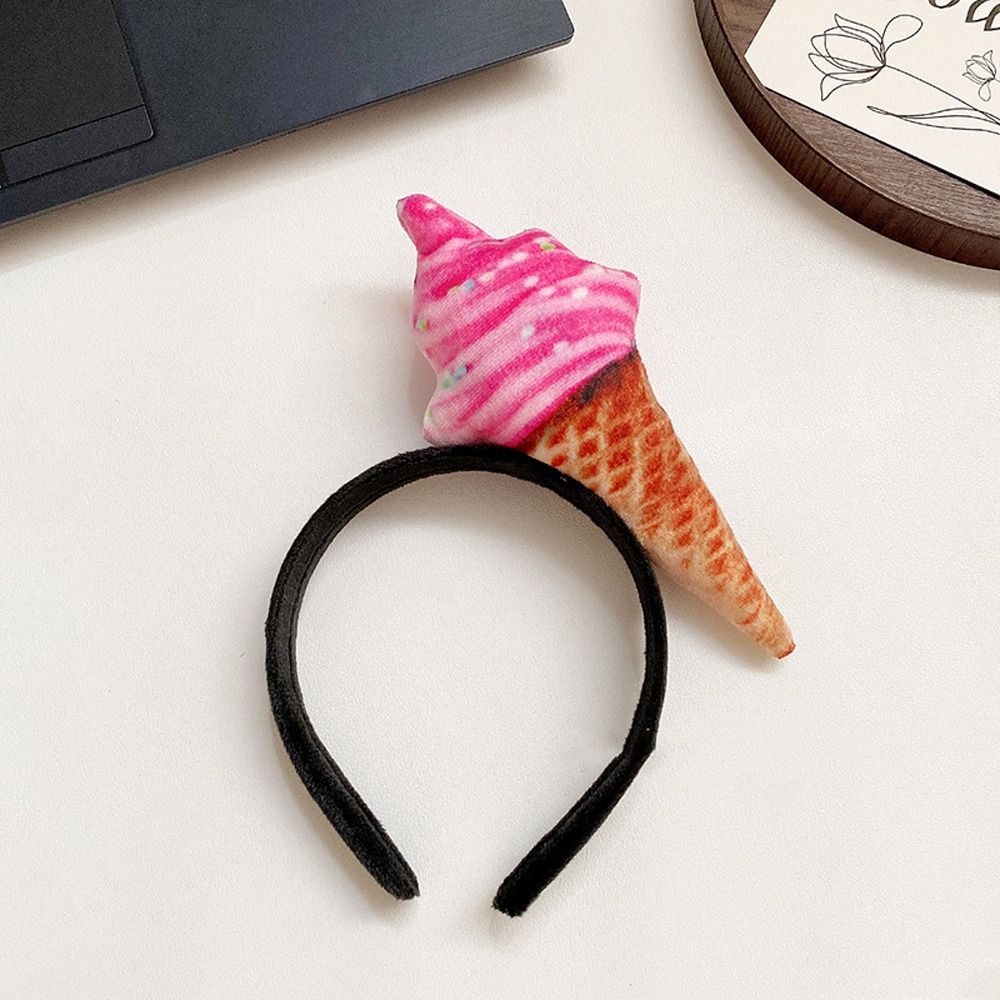 Vegetable Simulated Food Hair Hoop Strawberry Hotdog Headband Personality   Party
