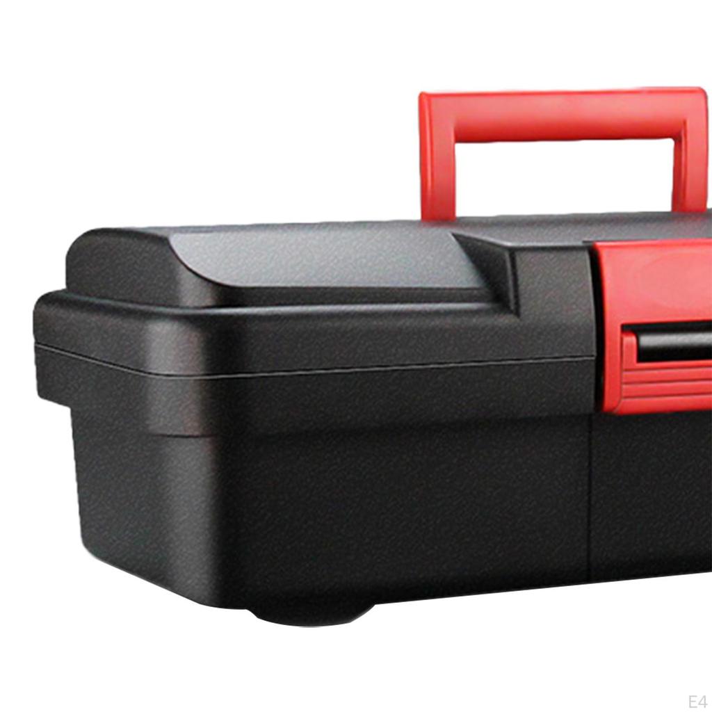 Empty Tool Box Hand Case Portable, Ergonomic Handle, Container, Small Parts Box, Multifunction,