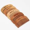 Natural Peach Wood Hair Health Care Comb Close Teeth Anti-Static Beard Comb