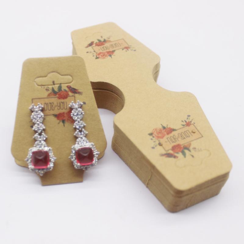 4,5x12 см набор из 50 украшений бумажная карточка ожерелье/браслет/аксессуар для волос этикетка для демонстрации