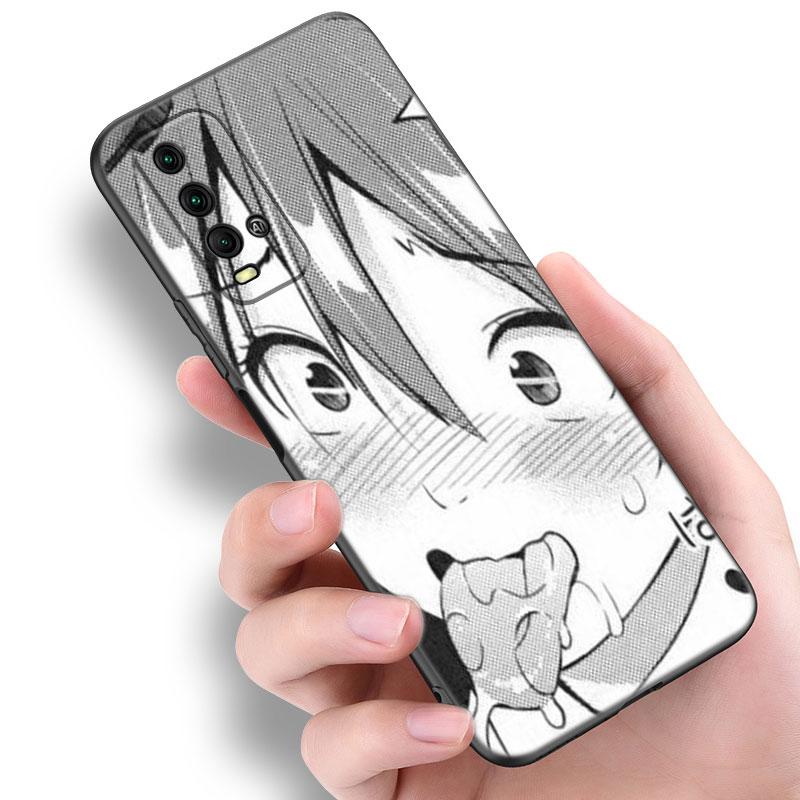 Чехол для телефона с милым лицом для Xiaomi Redmi Note 5 6 9T K20 K40 K50 Pro 7A 8A 9A 9C 9i 10A 10C A1 S2, черный чехол из ТПУ