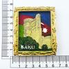 Азербайджан Магниты для путешествий Баку Туристические сувениры Наклейки на холодильник Домашний декор Свадебные подарки Магнитные наклейки