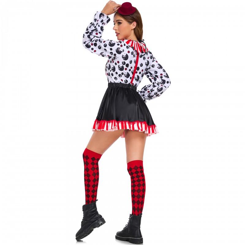 S-XL Adult Halloween Cosplay Costume Vampire Skull Girl Stage Performance Outfit