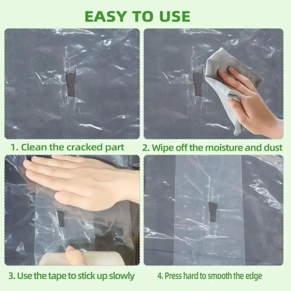 UV Resistant Greenhouse Repair Patch Transparent Greenhouse Cover New Film Repair Tape