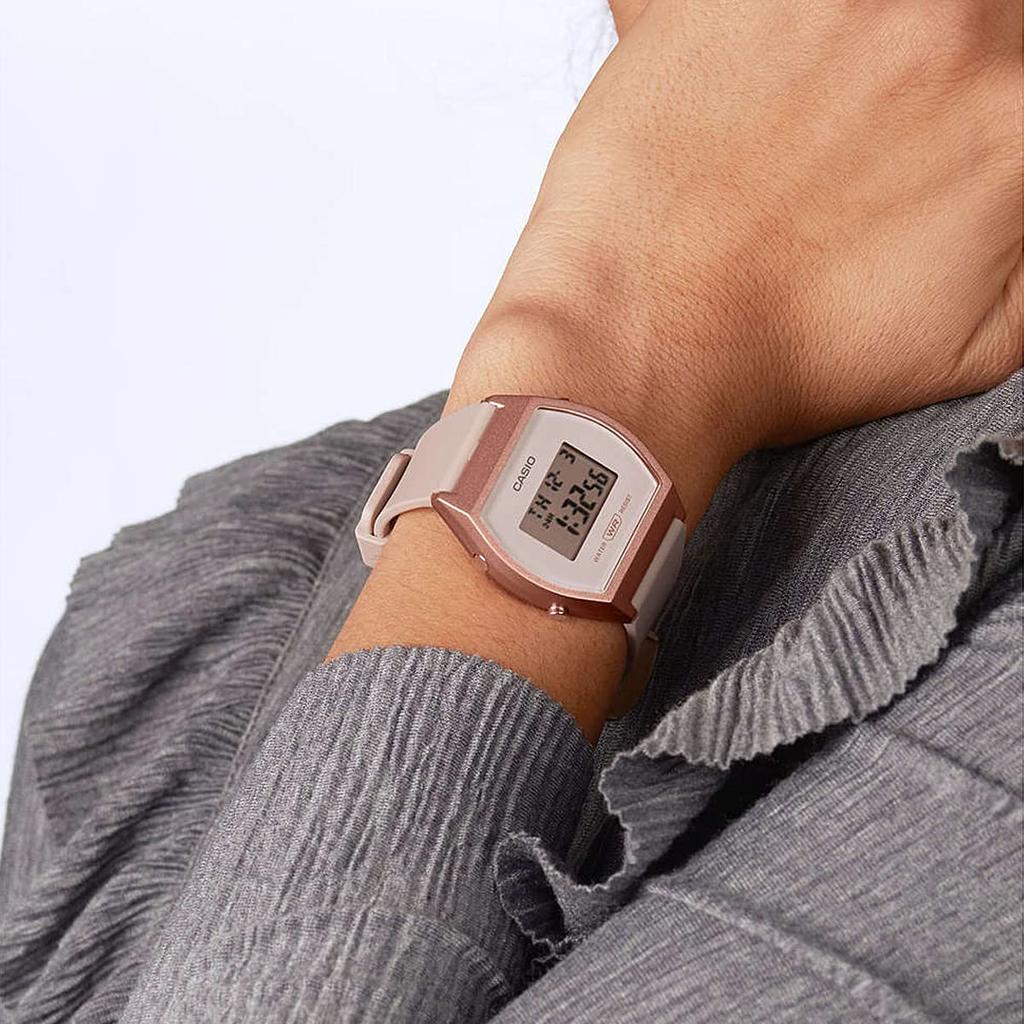 Casio Стандартные цифровые часы для и деловых женщин, детей, девочек, LW204, Водонепроницаемые, Легкие, Тонкие, Простые, Легко управляемые часы, LW-204-4A
