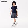 M.Latin Girls' Color-block Short Sleeve T-shirt