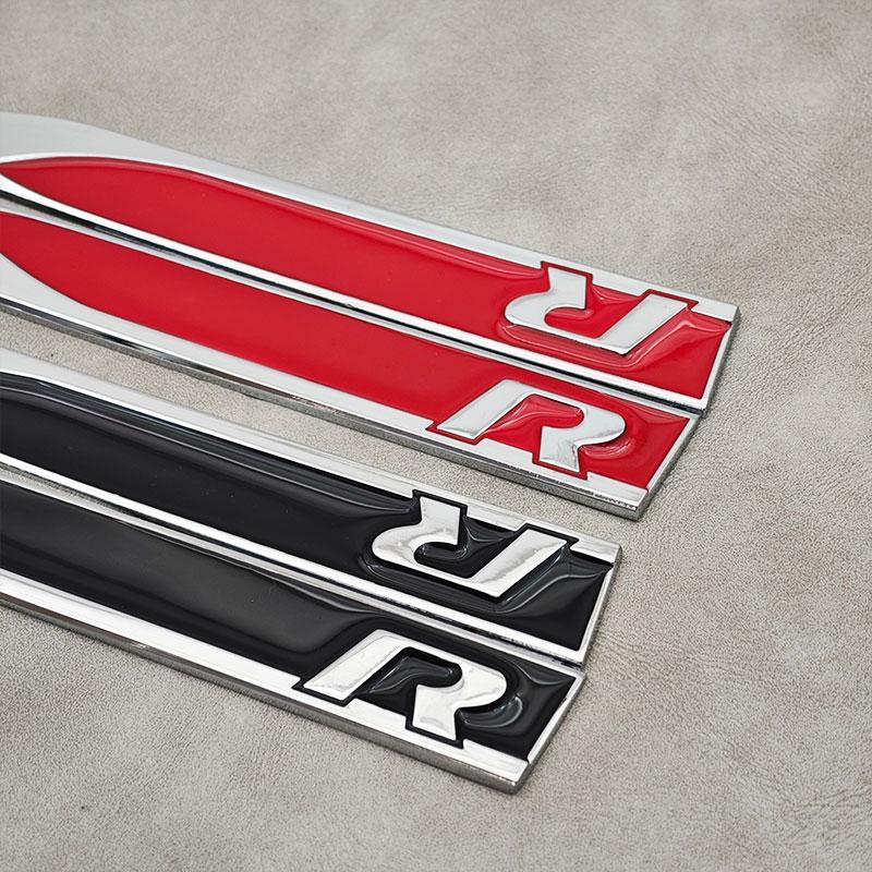 2026 Новый Для VOLKSWAGEN VW 2 шт. Металлический Логотип R Значок На крыло автомобиля Боковой Значок Для Volkswagen VW Passat Polo Golf 4 5 6 7 Jetta Tigua