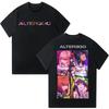 Футболка-коллаж с комиксом Lisa Alter Ego 2025 Альбом Мода Мужская Женская Одежда Харадзюку Унисекс Высокое Качество Графические Футболки Хлопковые Топы