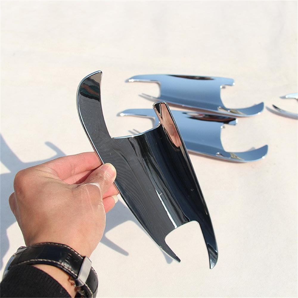 4pcs Chrome Door Handle Bowl Cover Trim For Benz B C E GLK ML GL GLE GLS Class
