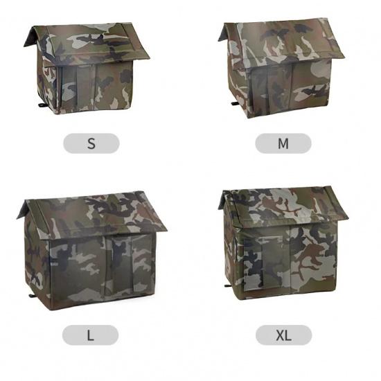 Oxford Cloth Outdoor Rainproof Stray Cat House Suitable for All Seasons Warm and Enclosed in Winter Outdoor Cold Proof Cat House