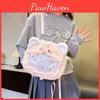 Cartoon Pink Pig Plush Bags Ergonomic Design Amples Storage School Leisures