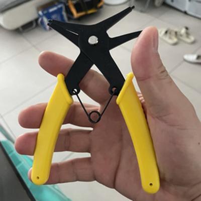 Практичные прочные пружинные плоскогубцы двойного назначения, стопорное кольцо термообработки для ремонтных работ