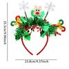 Тема Рождество Сверкающий Олень Головной убор Санта Клауса Головной убор на конец года Вечеринка