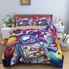 3D Blue Evil Eye Duvet Cover King Queen Size Psychedelic Magic Drawing Eyes Bedding Set Kids Teens Adults Polyester Quilt Cover