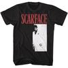 Scarface Tony Montana Men'S T Shirt Movie Poster Pacino Vintage Black Gangster Cotton Best Selling Round Neck Oversized Soft Tee