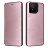 For Asus ROG Phone 9 5G Case Carbon Fiber Texture Drop-Proof PU Leather Phone Cover