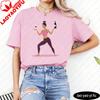 Yoga And Wine Humorous Shirt Cute Fitness Unisex TShirt Yoga Lover Gift Tshirt Workout And Wine Graphic Tee Summer Casual Tops