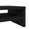 Monitor Stand in Black Oak Finish 42 x 24 x 13 cm Engineered Wood