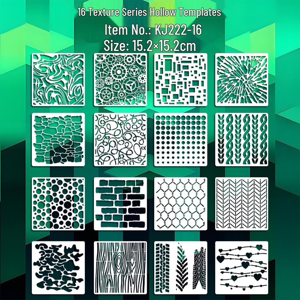 Набор трафаретов для рисования DIY, 24 шт., весенняя цветочная тематика