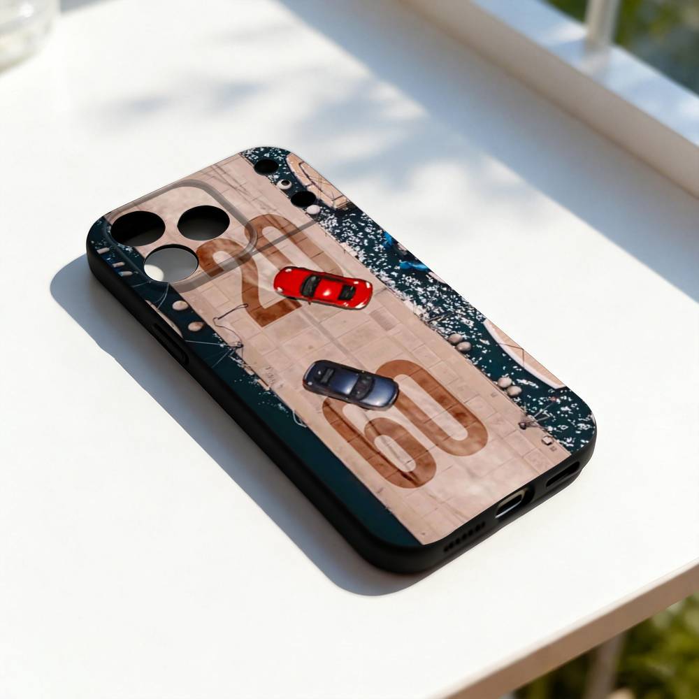C-Culpa T-Tuya MIA 20 60 Для iPhone 17,16,15,14,13,12,11,Pro,Max,Plus,E,SE4,Air,Mini Черный Мягкий Чехол для Телефона