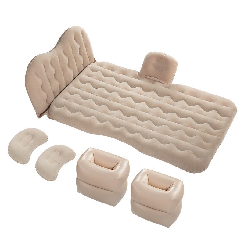 Автомобильная утолщенная раздельная надувная кровать для автомобиля, складная кровать для внедорожника, седана, задняя выхлопная труба, кровать, аксессуары для автомобильной кровати