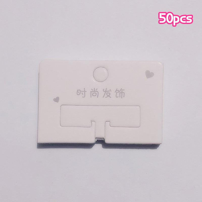 50 шт. Простая упаковка заколок для волос бумажные карточки аксессуары для волос демонстрационные карточки заколки для волос картонные бирки держатели
