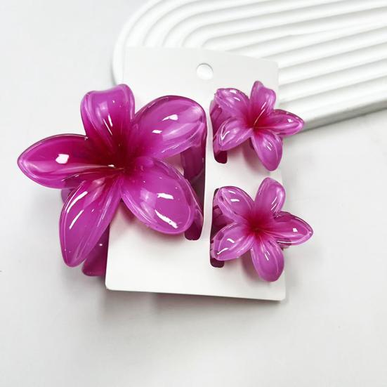 3 шт. Женская заколка для волос с цветочным узором в виде карамельного цвета, заколка для волос в виде акулы, легкий инструмент для укладки волос