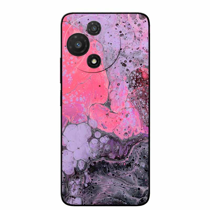 Funda For TCL 60 R 5G T519H Case Marble Painted Silicone Back Cover Cases For TCL 60R Soft Black TPU Funda TCL60R 5G Lion Coques