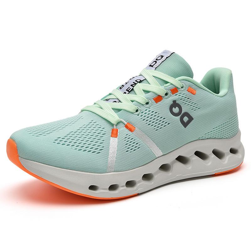 Летние мужские легкие дышащие кроссовки Flyknit 2024 года: Модный, повседневный и трендовый сетчатый дизайн