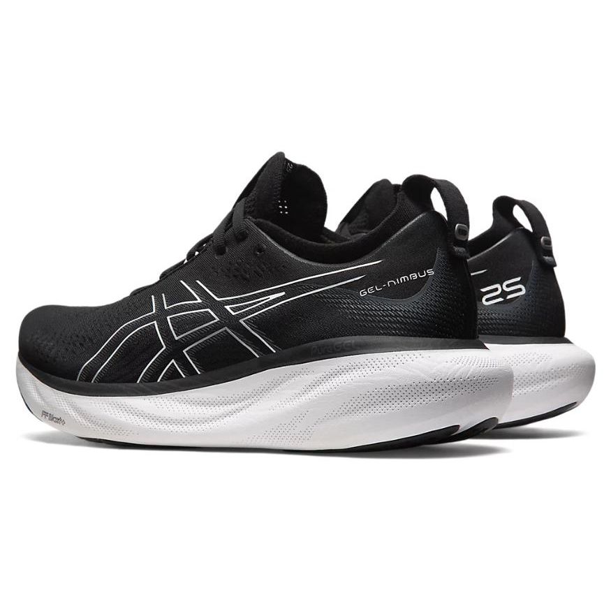 Asics Gel Nimbus 25 4E Wide Black Pure Silver Men Sneakers 1011B618-001