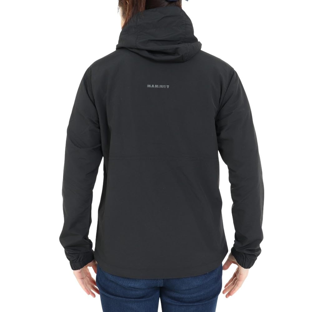 Mammut Hiking WB Hooded Jacket AF Asian Hiking Windbreaker Hooded Jacket Women's 1012-00401 Black, Fit,