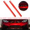 Grill Bar V Brace For BMW E60 1 2 3 4 Series Front Grille Trim Strips Cover Red