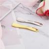 Ложка Крем для глаз Стик Металлическая Ложка для крема для лица Мини Косметическая ложка Изогнутый совок Лопатка для макияжа